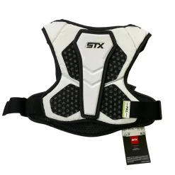 Used STX CELL V Lacrosse Shoulder Pads White SM