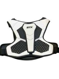 Used STX CELL V Lacrosse Shoulder Pads White XL