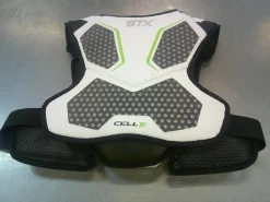 Used STX CELL VI Lacrosse Rib Pads White XL