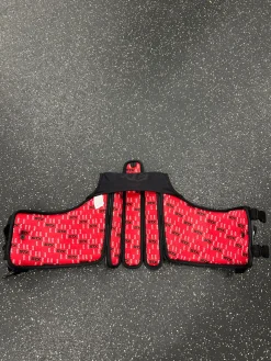 Used STX CELL X RIB PADS Lacrosse Rib Pads Black Senior