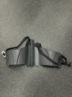 Used STX CELL X RIB PADS Lacrosse Rib Pads Black Senior
