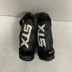 Used STX ELBOW PADS Lacrosse Arm Pads/Guards Black SM