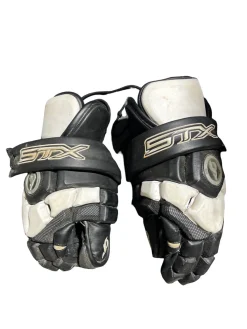 Used STX GOALIE Lacrosse Gloves Mens Black LG