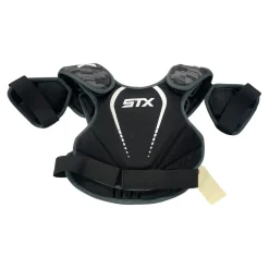 Used STX Lacrosse Shoulder Pads Black SM