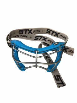 Used STX LADIES LAX GOGGLES Lacrosse Facial Protect Royal Blue Senior