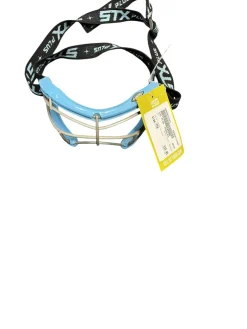 Used STX PLUS GOGGLES Lacrosse Facial Protect Carolina Blue Youth