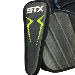 Used STX RIB PADS Lacrosse Rib Pads Black Junior