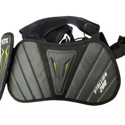 Used STX RIB PADS Lacrosse Rib Pads Black Junior