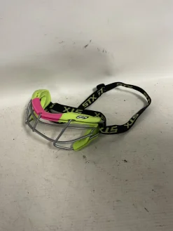 Used STX ROOKIE Lacrosse Facial Protect Neon Green Junior