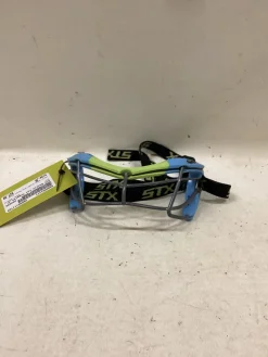Used STX ROOKIE Lacrosse Facial Protect Neon Green And Royal Blue Junior