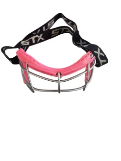 Used STX ROOKIE-S GOGGLES Lacrosse Facial Protect Pink MD