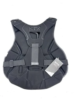 Used STX SHIELD 600 GOALIE LARGE LAX Goalie Chest M White LG