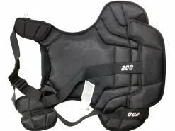 Used STX SHIELD 200 LAX Goalie Chest M Grey And Black LG