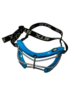 Used STX 4SIGHT PLUS Lacrosse Facial Protect Royal Blue MD