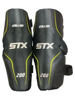 Used STX STALLION 200 Lacrosse Arm Pads/Guards Grey SM