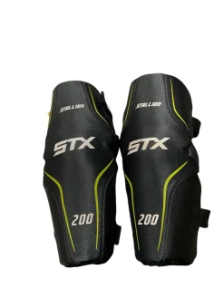 Used STX STALLION 200 Lacrosse Arm Pads/Guards Black LG