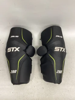 Used STX STALLION 200 Lacrosse Arm Pads/Guards Grey SM