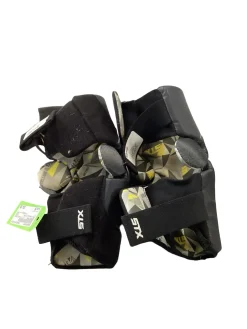 Used STX STALLION 200 Lacrosse Gloves Junior Black MD
