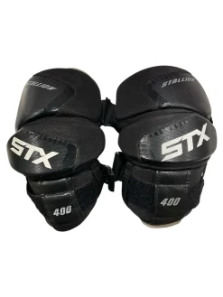 Used STX STALLION 400 Lacrosse Arm Pads/Guards Grey SM