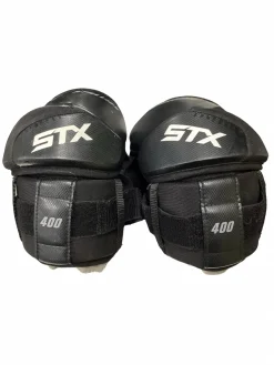 Used STX STALLION 400 Lacrosse Arm Pads/Guards Black LG