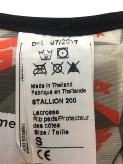 Used STX STALLION 200 Lacrosse Rib Pads Black SM