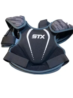 Used STX STALLION 75 Lacrosse Shoulder Pads Black XS