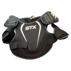 Used STX STALLION 75 Lacrosse Shoulder Pads Black MD