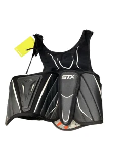 Used STX STALLION Lacrosse Rib Pads Black Small
