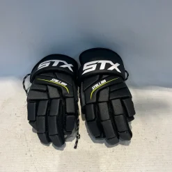 Used STX STALLION Lacrosse Gloves Mens Black MD
