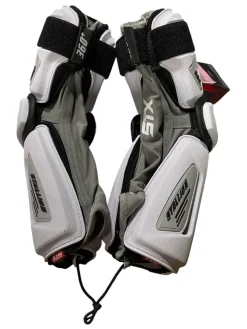 Used STX STALLION Lacrosse Arm Pads/Guards White LG