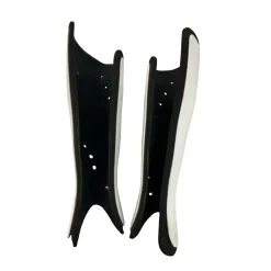 Used STX STX SHIN GUARDS Lacrosse Shin Guards White Senior