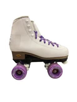 Used Sure Grip INTERNATIONAL SZ 7 Senior Roller Quad Skates White Senior 7