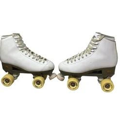 Used Sure Grip QUAD SKATES Senior Roller Quad Skates White Senior 8