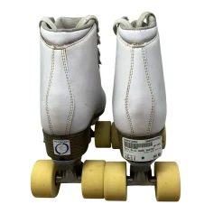 Used Sure Grip QUAD SKATES Senior Roller Quad Skates White Senior 8