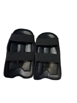 Used Ti Martial Arts Shin Pads Black Youth