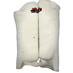Used Tiger Claw Martial Arts Forearm Pads White Senior