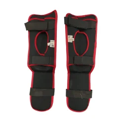 Used Title Martial Arts Shin Pads Black LG