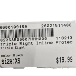 Used Triple Eight Inline Protective Set Black XS