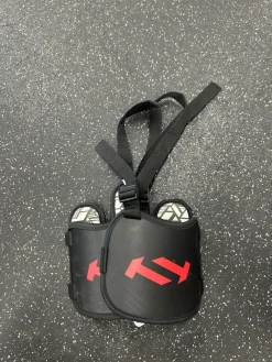Used True HZRDUS Lacrosse Rib Pads Black SM