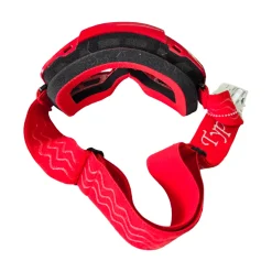Used TYPHOON MOTO GOGGLES Adult Eyewear Red