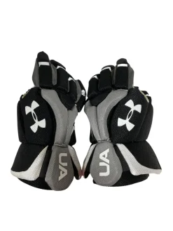 Used Under Armour Lacrosse Gloves Mens Black SM