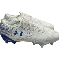 Used Under Armour LAX Cleats Mens White Senior 11.5