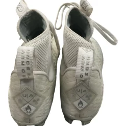 Used Under Armour LAX Cleats Mens White Senior 11.5