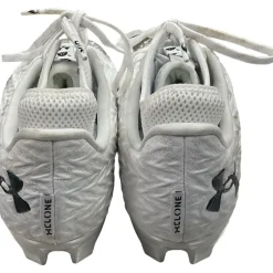 Used Under Armour LAX Cleats Mens White Senior 12