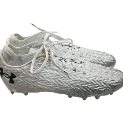 Used Under Armour LAX Cleats Mens White Senior 12