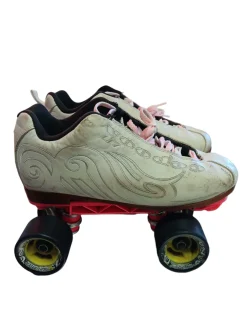 Used VOODOO Senior Roller Quad Skates White Senior 8