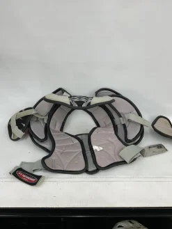 Used Warrior ADRENALINE 6.0 Lacrosse Shoulder Pads Grey SM