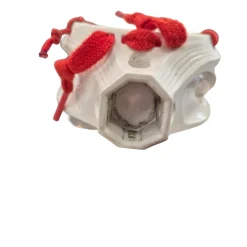 Used Warrior BURN FACE OFF Mens Lacrosse Head White