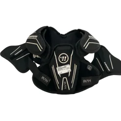 Used Warrior BURN Lacrosse Shoulder Pads Black LG