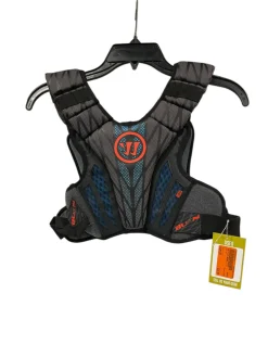 Used Warrior BURN Lacrosse Rib Pads Grey SM